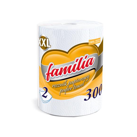 Ręcznik papierowy FAMILIA 300szt listków  1szt.